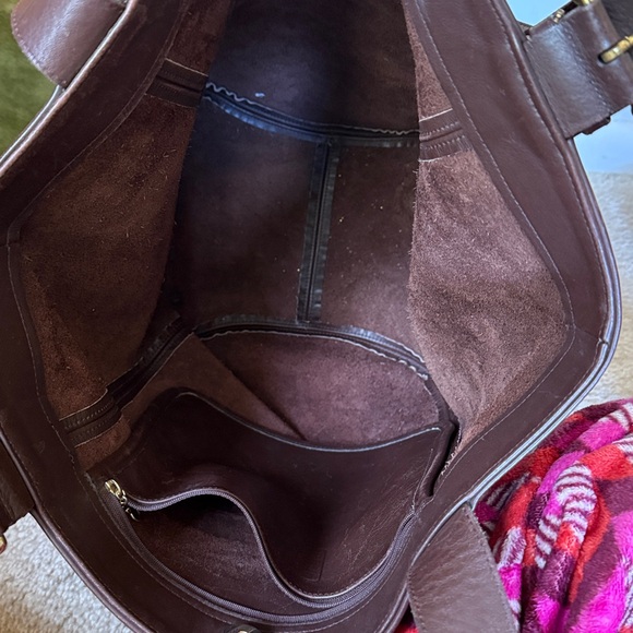 Vintage coach extra large Brown Leather Tote Bag - Picture 6 of 8